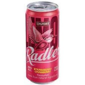 Kingfisher radler strawberry cranberry 300ml